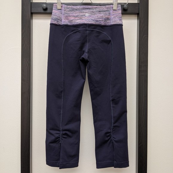 39% OFF — Lululemon Athletic Capri Purple Cream - Picture 2 of 3